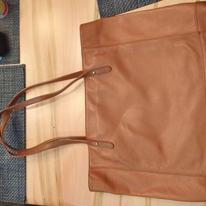 Polo Ralph Lauren Tan/brown leather purse , has label LAUREN RL EST 1967